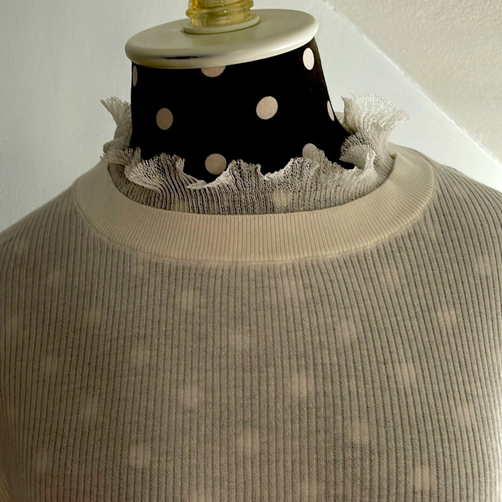 NWT Ted Baker Frill Neck Turtle Neck Size 6 (US 16) XL